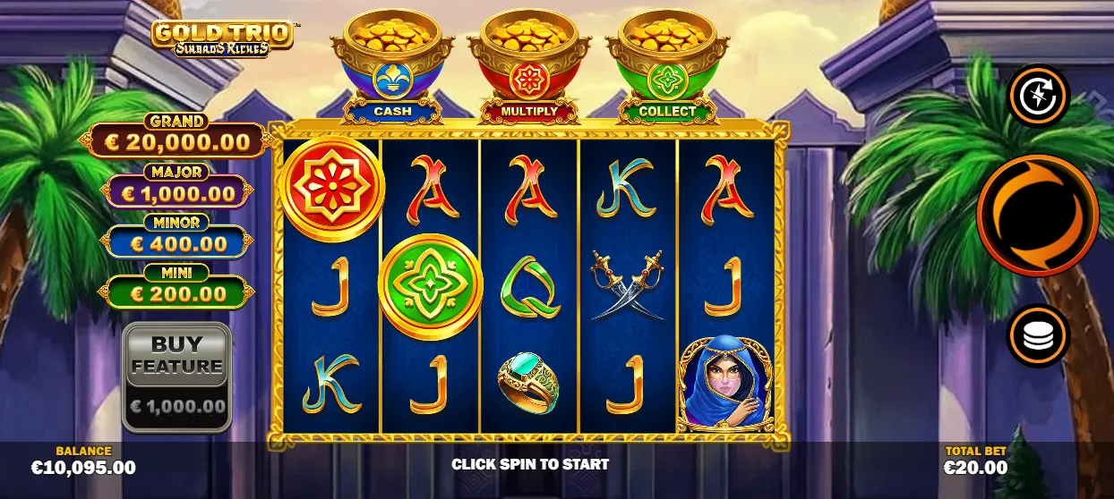 Gold Trio: Sinbad's Riches
